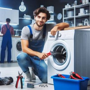 خدمات تعمیر ماشین لباسشویی در قم | تندیس سرویس؛ تخصصی، سریع و با ضمانت
